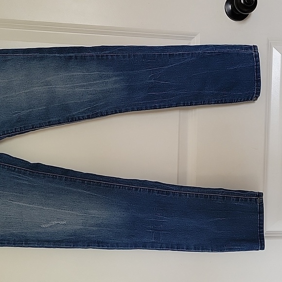True RELIGION WHITE WASHED DISTRESSED SKINNY JEANS SIZE 28 - Picture 6 of 16